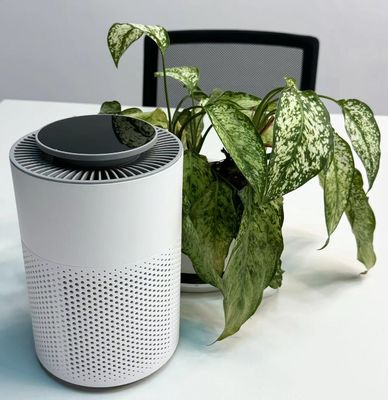 Purificador de aire silencioso HC10 con consumo de energía de 6 vatios para humo de tabaco con temporizador