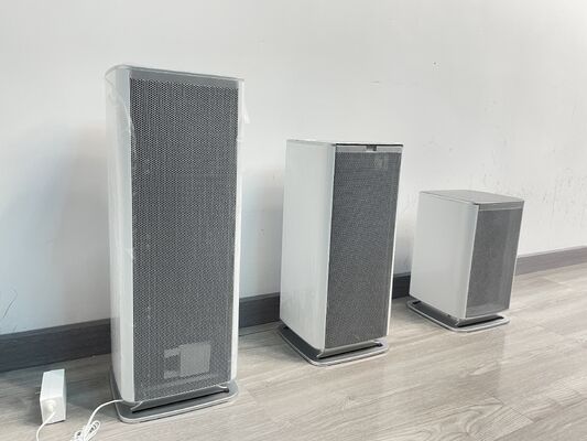 Purificador de aire eléctrico con WIFI y control APP, filtro ESP y piso de pie con ruedas para el hogar y la oficina